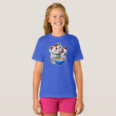 Lucky Cat Ramen Tri-Blend Shirt Tシャツ (正面フル)