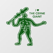 Lucky Cerne Giant Fertility Symbol ウィンドウサイン (シート)