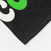 Lucky chaos coordinator shamrock leopard gnomes フリースブランケット (角)