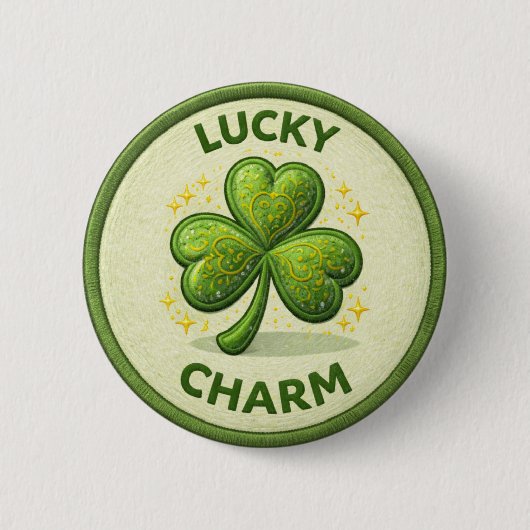 Lucky Charm 缶バッジ (正面)