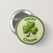 Lucky Charm 缶バッジ (正面&裏面)