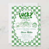 Lucky Charm Baby Shower Invitation 招待状 (正面)
