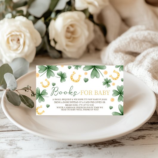 Lucky Charm Books for Baby Card エンクロージャーカード