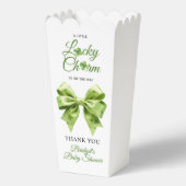 Lucky charm bow St. Patrick's Day baby shower フェイバーボックス (裏面)
