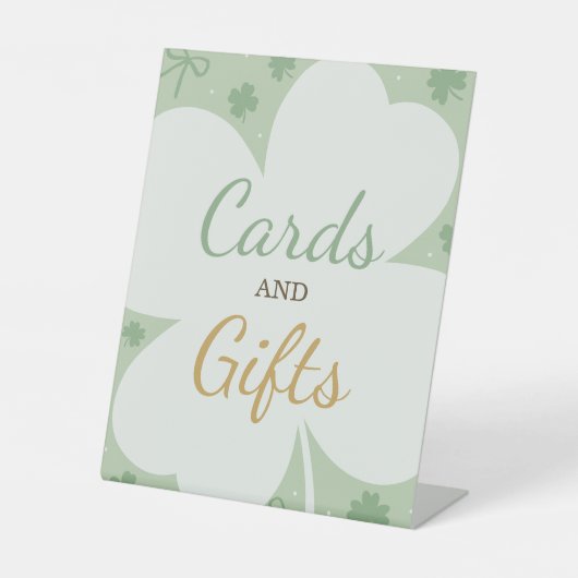 Lucky Charm Cards and Gifts Sign 台座サイン (正面)