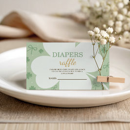 Lucky Charm Diaper Raffle Card エンクロージャーカード