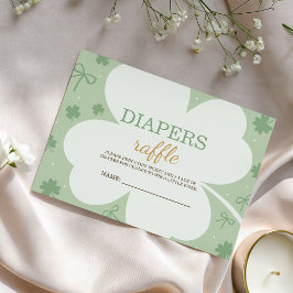 Lucky Charm Diaper Raffle Card エンクロージャーカード