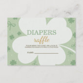 Lucky Charm Diaper Raffle Card エンクロージャーカード (正面)