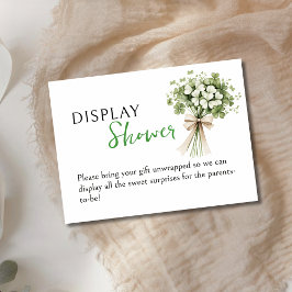 Lucky Charm Display Shower Enclosure Card Shamrock エンクロージャーカード