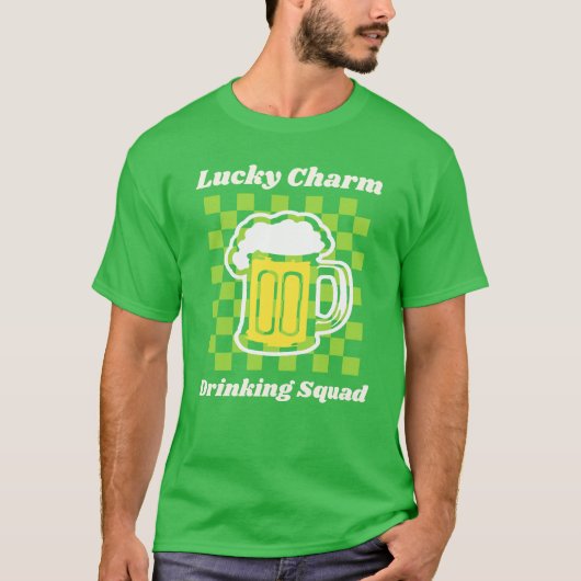 Lucky Charm Drinking Squad Tシャツ (正面)