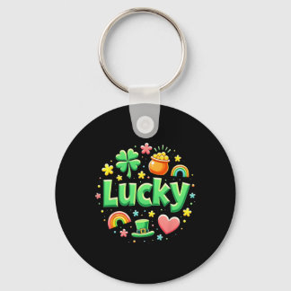 Lucky Charm Patricks Day Pot Of Gold Irish Shamroc キーホルダー
