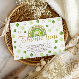 Lucky Charm Shamrock Thank You Card エンクロージャーカード