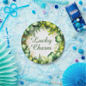 Lucky Charm Shamrock Wreath Paper Plates ペーパープレート (パーティー)
