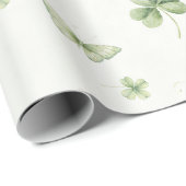 Lucky Charm St Patricks Lucky Little Shamrock baby ラッピングペーパー (ロールコーナー)