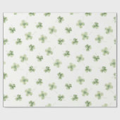 Lucky Charm St Patricks Lucky Little Shamrock baby ラッピングペーパー (フラット)