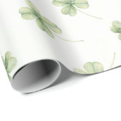 Lucky Charm St Patricks Lucky Little Shamrock baby ラッピングペーパー (ロールコーナー)