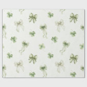 Lucky Charm St Patricks Lucky Little Shamrock baby ラッピングペーパー (フラット)