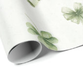 Lucky Charm St Patricks Lucky Little Shamrock baby ラッピングペーパー (ロールコーナー)