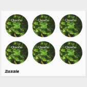 Lucky Charm Sticker - Four Leaf Clover  ラウンドシール (シート)