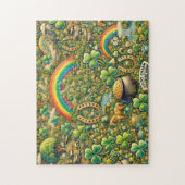 Lucky Charm Treasure Hunt, Hidden Shamrocks ジグソーパズル (縦)