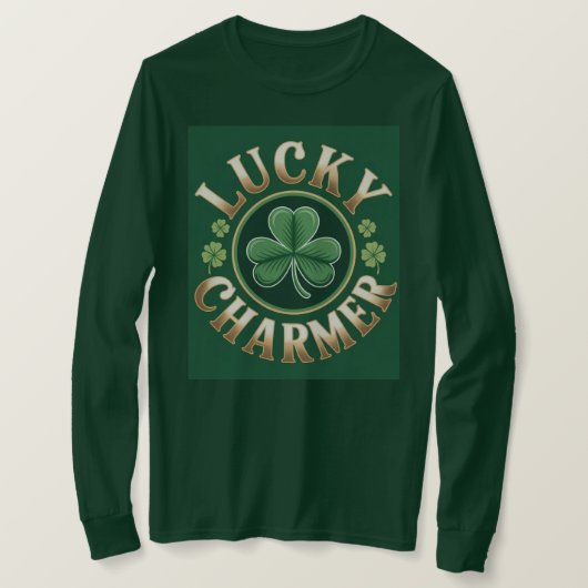 Lucky Charmer Basic Long Sleeve T-Shirt Tシャツ (デザイン正面)