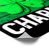 Lucky charmer shirts boys kids girls funny st ポスター (角)