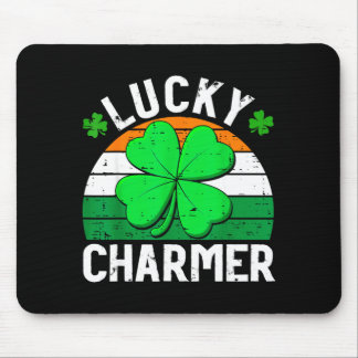 Lucky charmer shirts boys kids girls funny st マウスパッド