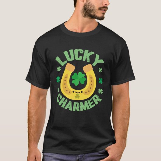 LUCKY CHARMER  Teacher Student School St Patrick s Tシャツ (正面)