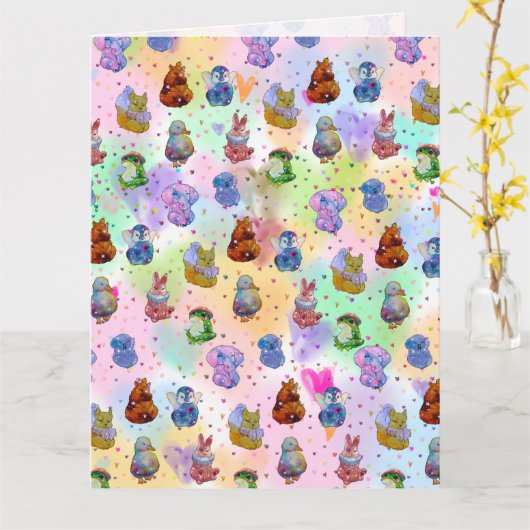 Lucky Charms カード (黄色い花)