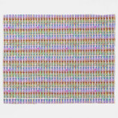 Lucky Charms フリースブランケット (正面(横))