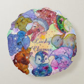 Lucky Charms ラウンドクッション (裏面)