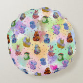 Lucky Charms ラウンドクッション (裏面)