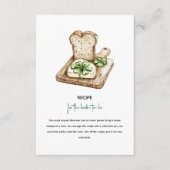 Lucky Clover Bread Recipe for Bride エンクロージャーカード (正面)