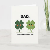 Lucky Clover Dad Card カード (正面)