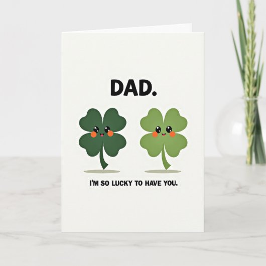 Lucky Clover Dad Card カード (正面)