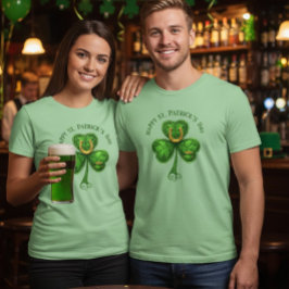 Lucky Clover Horseshoe Tee – St. Patrick’s Day トライブレンドＴシャツ