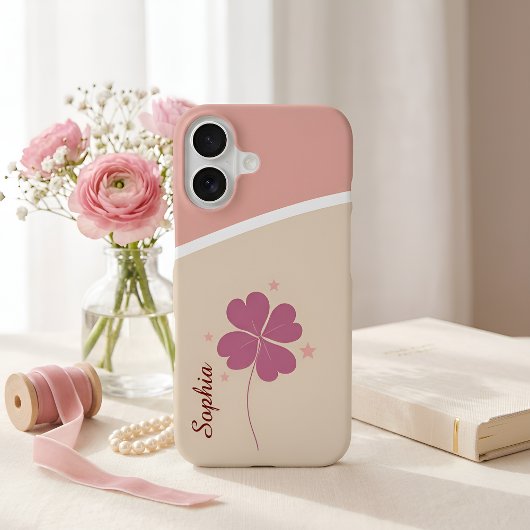 Lucky Clover iPhone Case – A Sweet Gift for Mom 16ケース