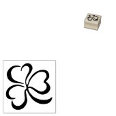 Lucky Clover Leaf Mini Stamp ラバースタンプ (押印)