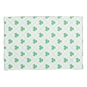 Lucky Clover Leaves Pattern Standard Size 枕カバー (正面右)