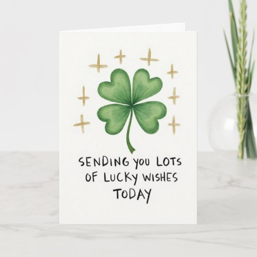 Lucky Clover Painted Art Card カード (正面)