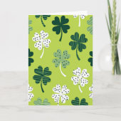 Lucky Clover Pattern Greats Card カード (正面)