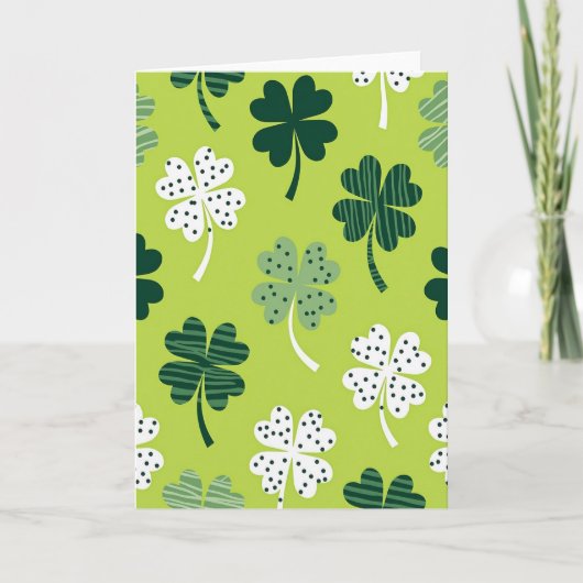 Lucky Clover Pattern Greats Card カード (正面)