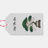 Lucky Clover Plant with Moon Charms ギフトタグ (裏面横)