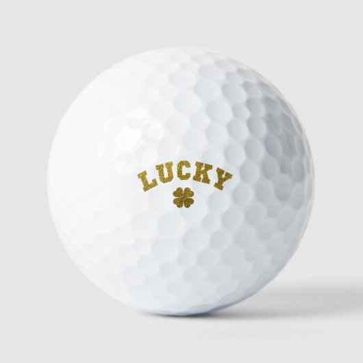 Lucky Clover Saint Patricks ゴルフボール (正面)