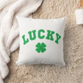 Lucky Clover Saint Patricks Day クッション (ブランケット)