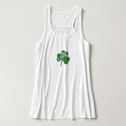 Lucky clover Saint Patrick's   Sweatshirt タンクトップ (デザイン正面)