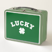Lucky Clover St. Patricks Day メタルランチボックス (正面)