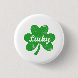 Lucky Clover St Patrick's Day 缶バッジ