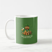 Lucky Cockapoo St. Patrick's Day コーヒーマグカップ (左)