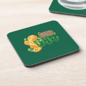 Lucky Coin Hard plastic coaster コースター (左側)